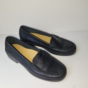 G.H. Bass & Co. Black Leather Loafers